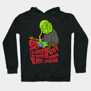 creatures eating ramen Hoodie